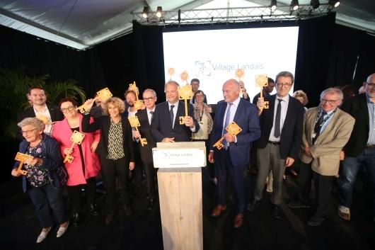 Xavier Fortinon, Président du Conseil départemental des Landes, lance le chantier du Village Landais Alzheimer